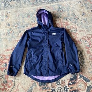 North Face girls raincoat
